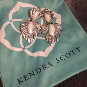 Kendra Scott Kirby earrings rhodium